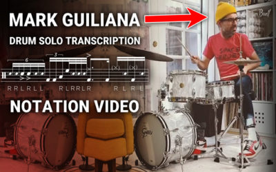 Mark Guiliana | Drum Solo Transcription | Drum Notation