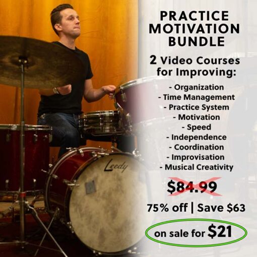 Practice Motivation Bundle | A System to Improve Speed, Groove, Coordination