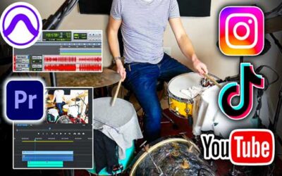 Creating a Drum Cover Video and Drumless Track | FREE drumless play along track